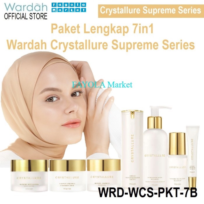 Paket 7in1 Wardah Crystallure Series Paket 7in1 Supreme Original Asli Bpom