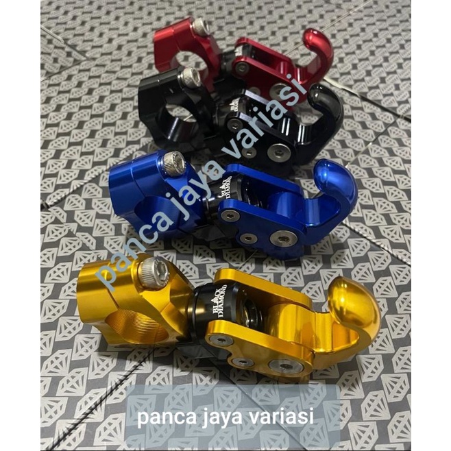 Hook Adjustable Gantungan Barang Black Diamond Original for Honda PCX 150-ADV 150- PCX 160