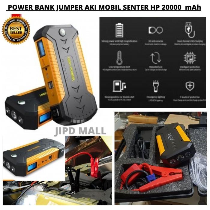 Power Bank Jumper Aki Mobil Senter Usb Charger Hp 20000Mah 111131