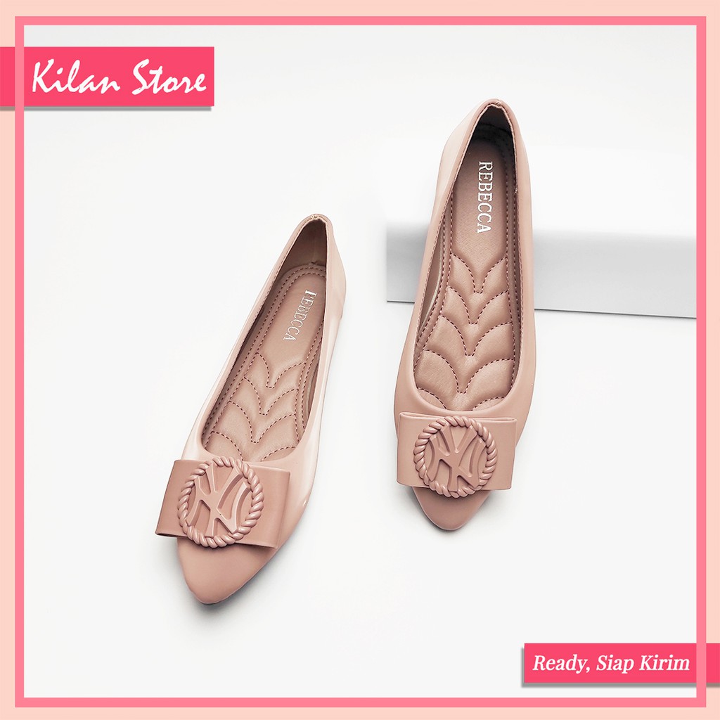 Flatshoes Wanita Humaira 1522101 - Sepatu Flat Wanita Sepatu Teplek Wanita Nyaman Digunakan