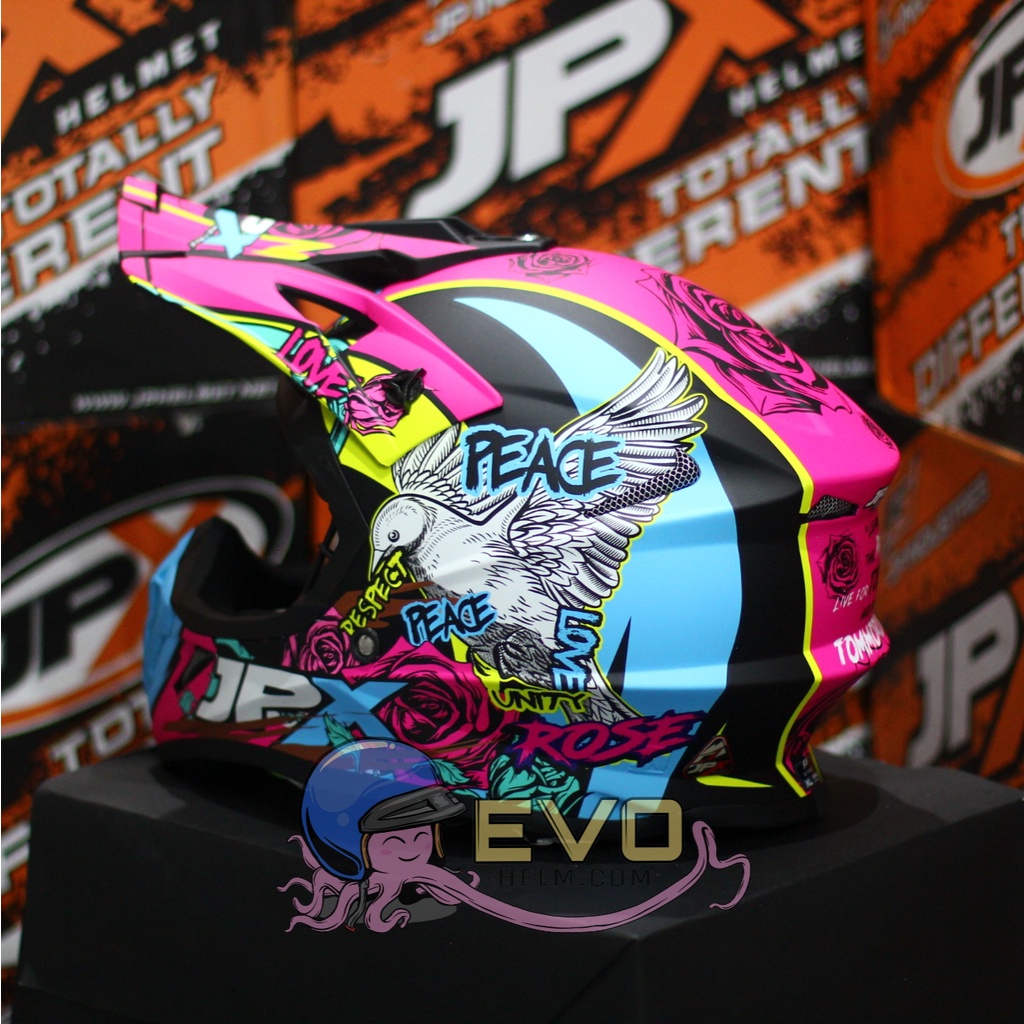 HELM JPX CROSS_FOX1 SERI X28 - BLACK DOFF + GOOGLE SNAIL (ONGKIR 2 KG) HELM JPX X28 MERPATI ORIGINAL HELM CROSS MERPATI HELM TRAIL UNGU MAGENTA HELEM JPX CROS JPX JPK HELM JPX TERBARU