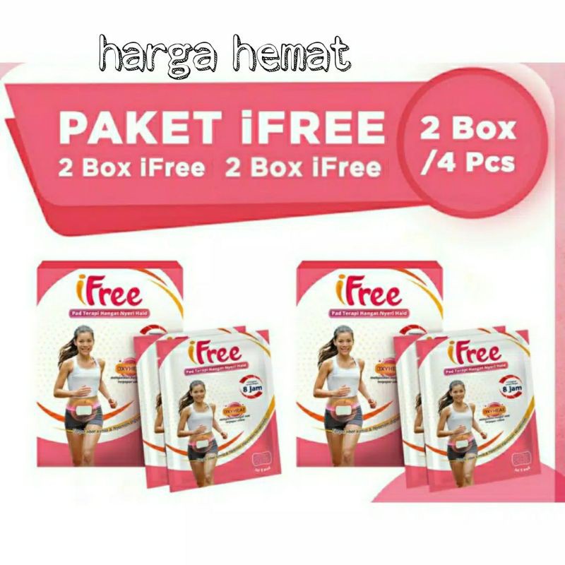 iFree Caplang paket 2box atau 4pcs - pad terapi untuk nyeri haid