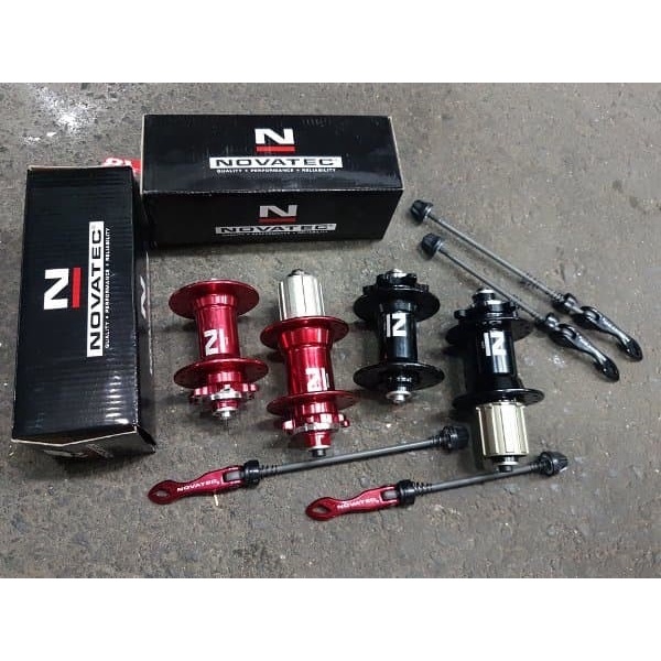 Hub Freehub Novatec QR 4 Bearing 32 Hole 6 Bolt Tidak Jangkrik
