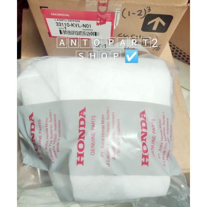 LAMPU DEPAN HONDA SUPRA X 125 BATMAN 33110-KVL-N01 HEAD LAMP LIGHT REFLEKTOR FRONT SUPRA X 125 BATMA