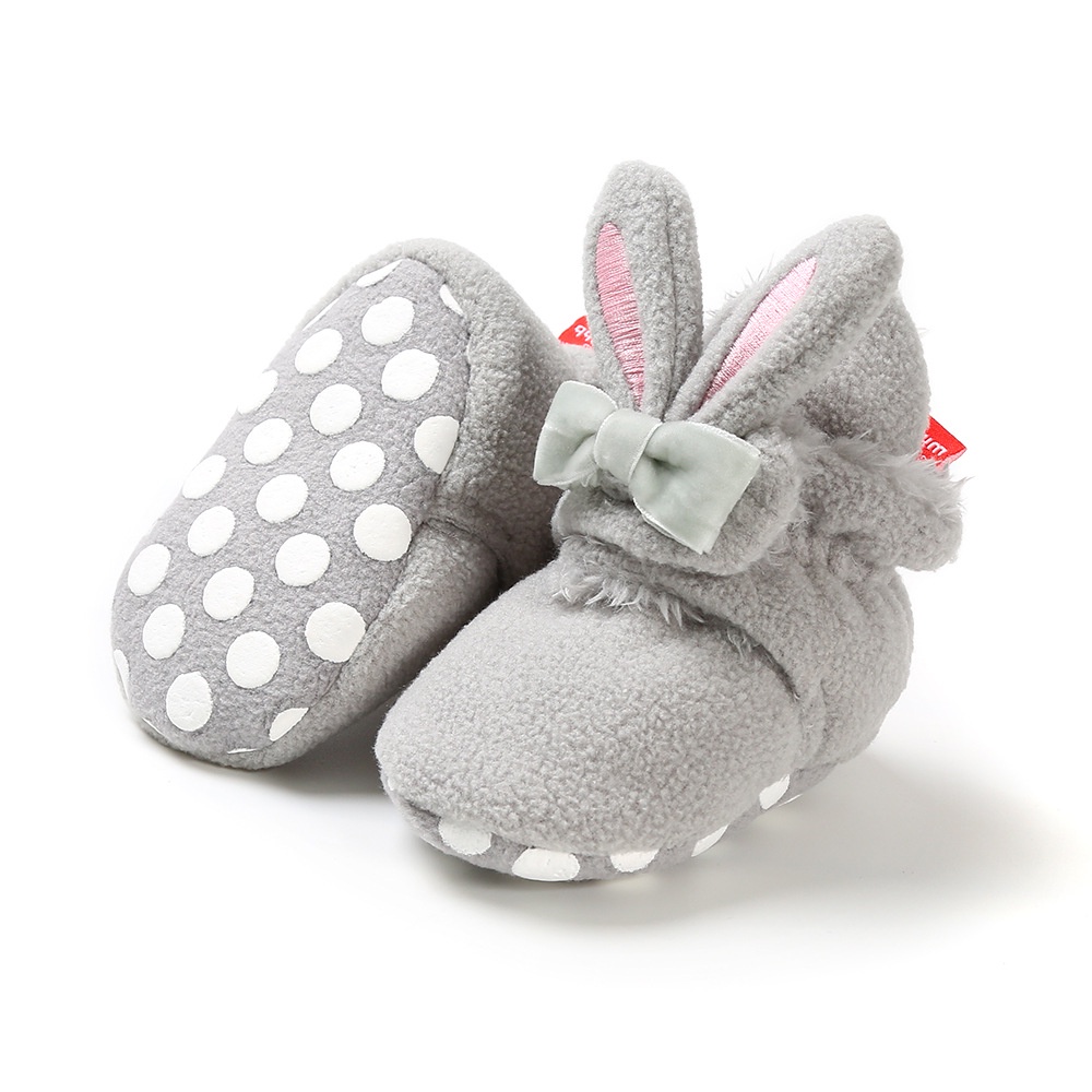 Sepatu Prewalker Bayi Perempuan Import Myggpp Bulu Kelinci Sepatu Bayi Perempuan 6 12 Bulan 0 6 Bulan Prewalker