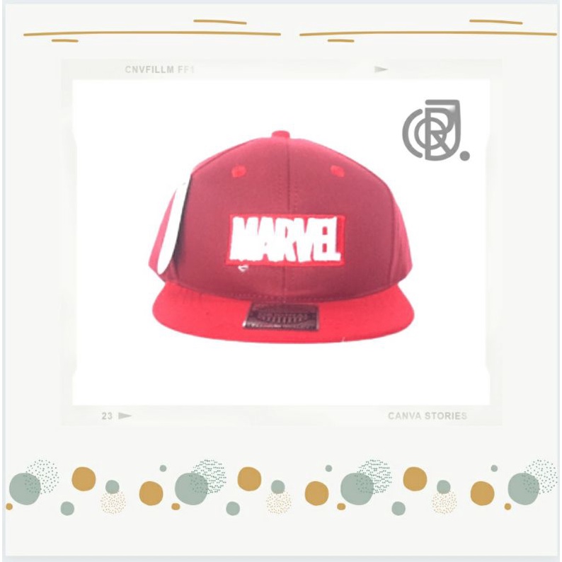 Topi Anak Model Snapback Hiphop Design Converse | LA | Marvel | Supreme-Marvel