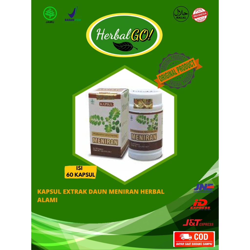 Meniran | Kapsul daya tahan tubuh MENIRAN Tazakka isi 60 Kapsul HALAL BPOM Original | Herbal IMUN.