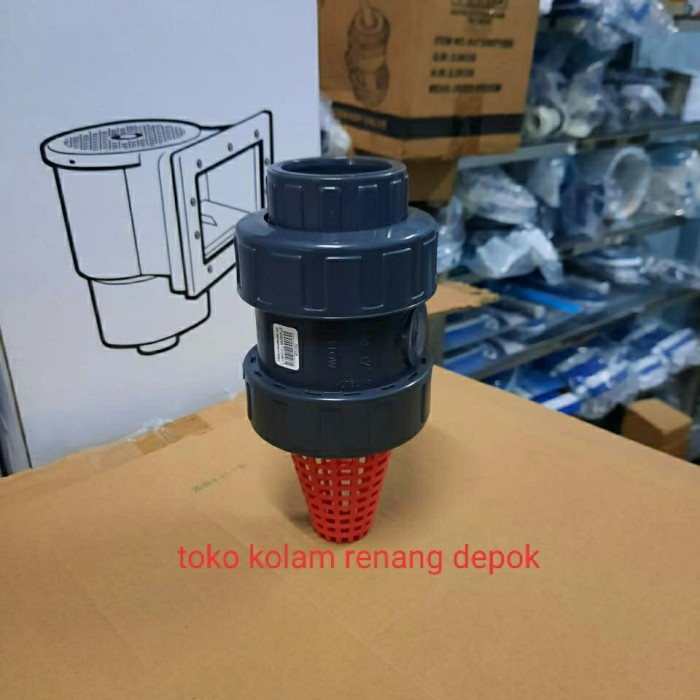 Foot Valve Kolam Renang Ukuran 1,5Inch Merk Astral Cepex Check Valve