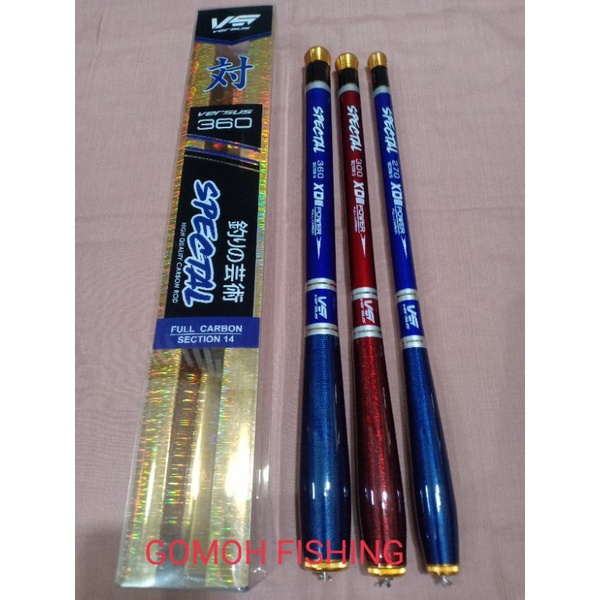 Joran tegek Versus Spectal rias pendek full catbon Hight Quality