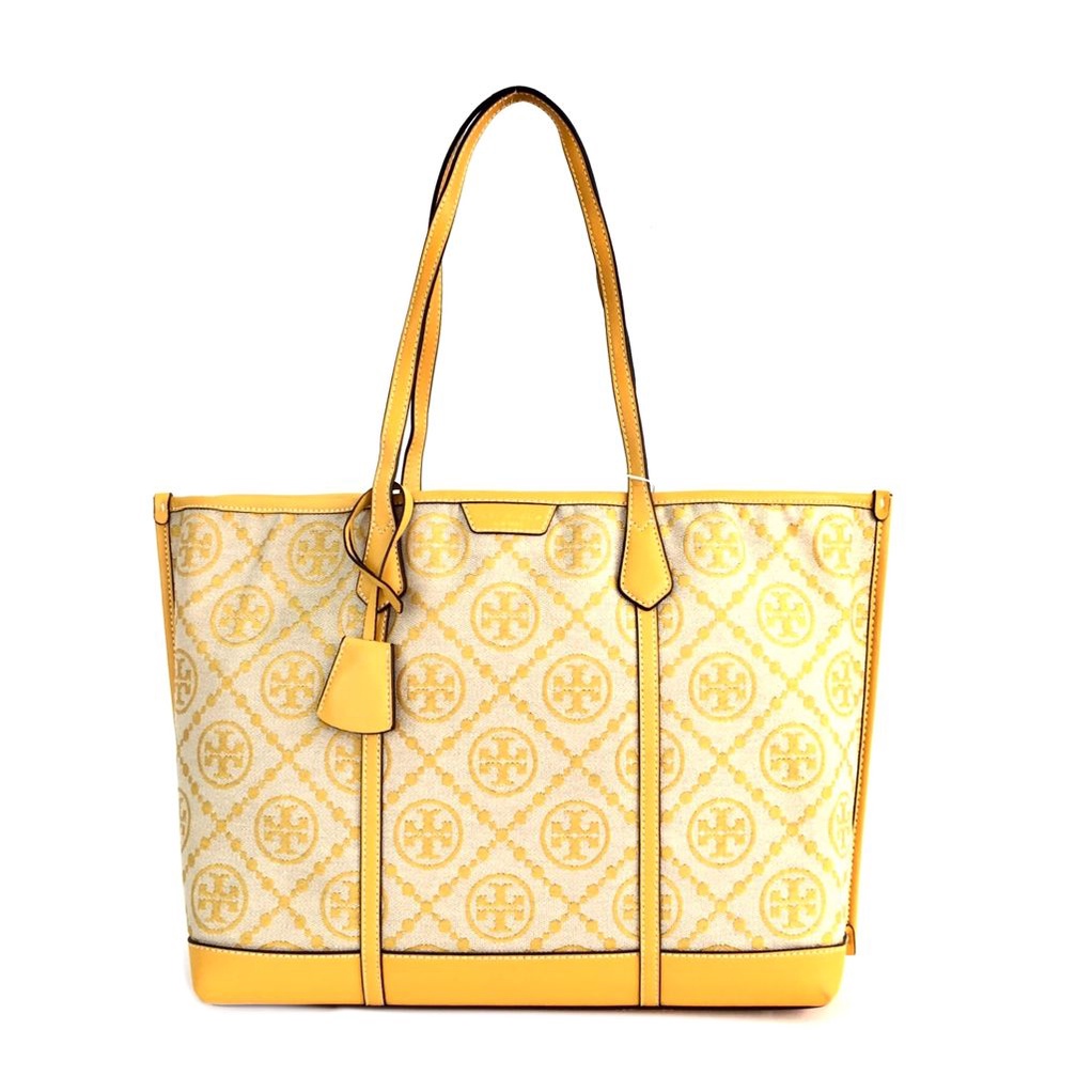 TORY BURCH Perry Monogram Jacquard Triple-Compartment Tote
