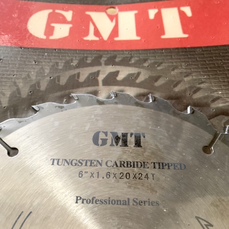 Mata Potong Circle Gergaji Kayu 6 / 7 inchi 24T | Sirkel GMT - GMT 6 / 7  x 24 T Circular Saw Blade