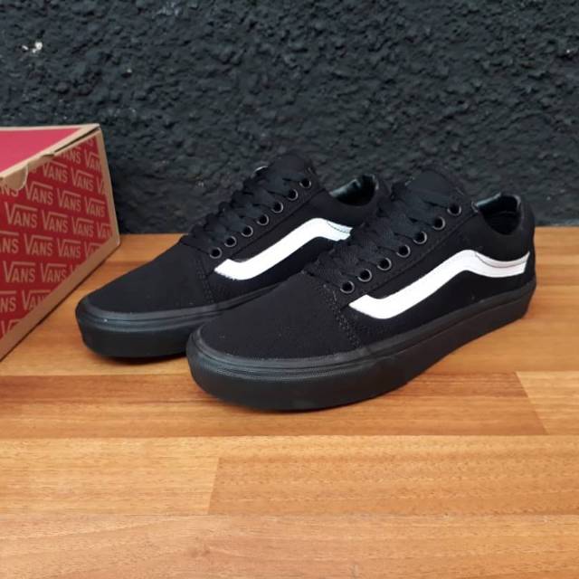 VANS OLD SKOOL BLACK BLACK WHITE BLACK PREMIUM BNIB MADE IN CHINA Waffle DT Size 40/41/42/43/44