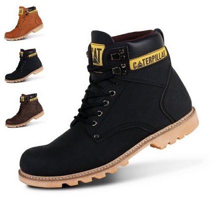 Spesial Diskon !! Sepatu Caterpillar Holton Sepatu Safety Boots Ujung Besi Fashion Pria Bikers Turing Outdoor