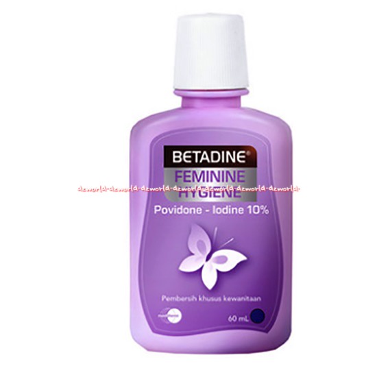 Betadine Feminine Hygiene Povidone 60ml Membunuh Kuman Dan Jamur Untuk Keputihan Betadin Wanita Pembersih Kewanitaan