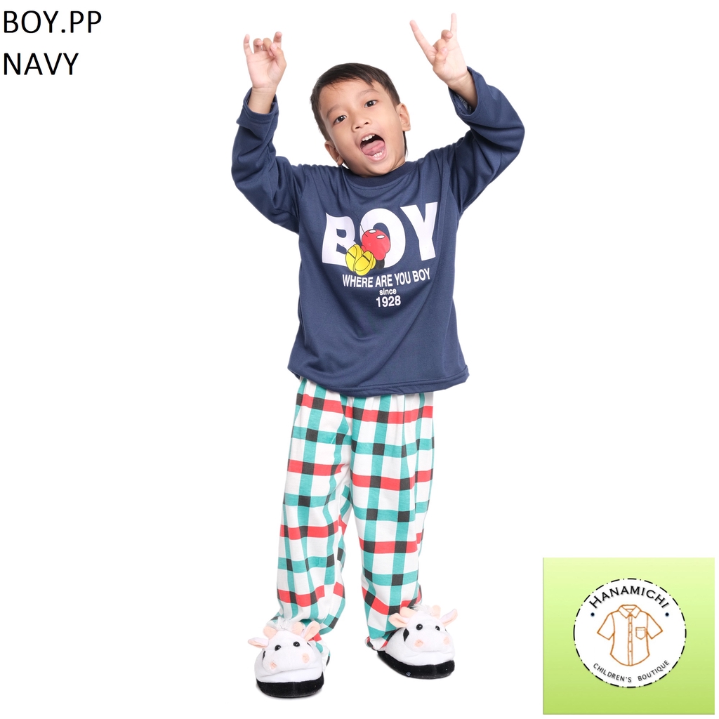 Hanamichi BOY.PP Piyama Anak Lengan Panjang