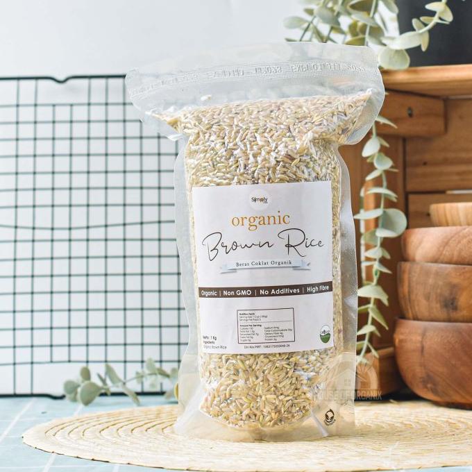 

Simply Organic Brown Rice ( Beras Coklat Organik ) 1 Kg