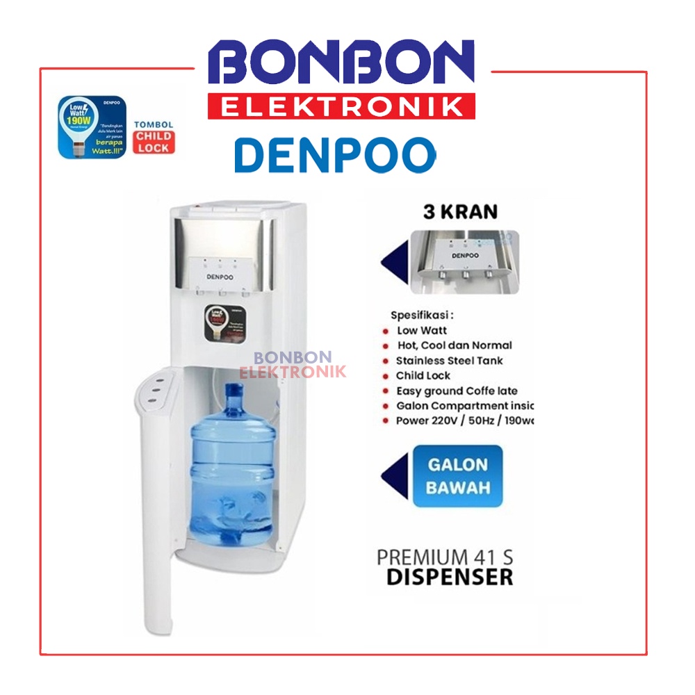 Denpoo Dispenser Galon Bawah Premium 41S