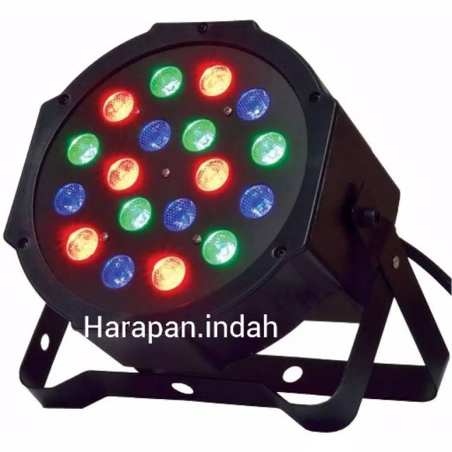 Lampu disco 18led /par light /lampu panggung