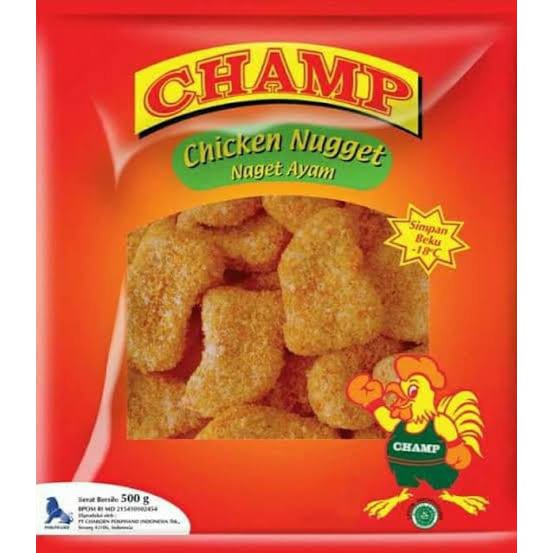 

CHAMP Chicken Nugget 500gr | Nuget Champ | Naget Ayam Frozen Food