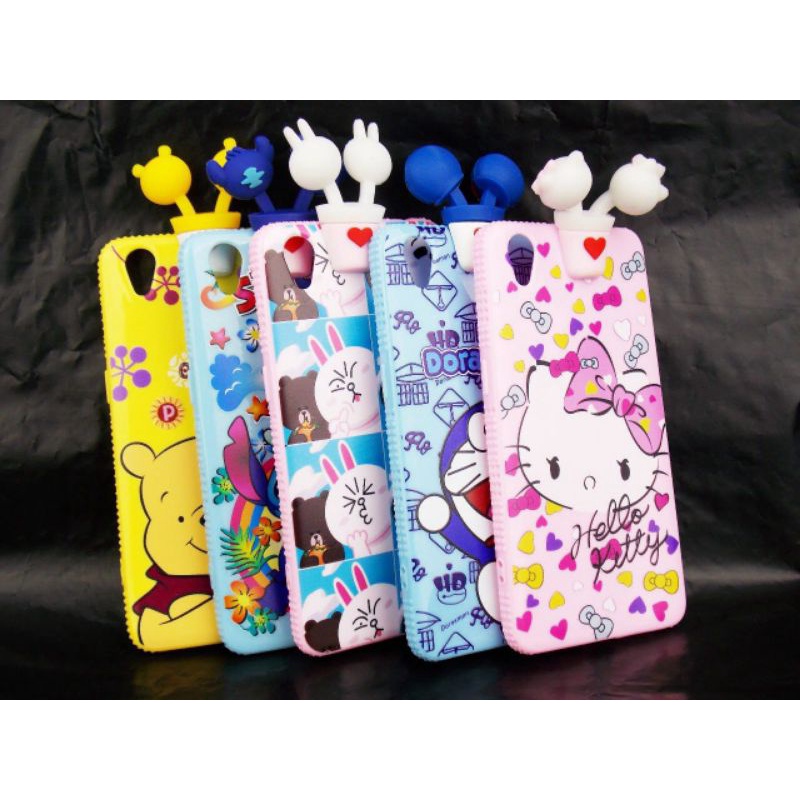 Case Hp Vivo V7 V7+ V9 Redmi 6X/A2 Case Intip Double Head Case boneka intip#case#casehp#caselucu#casemurah