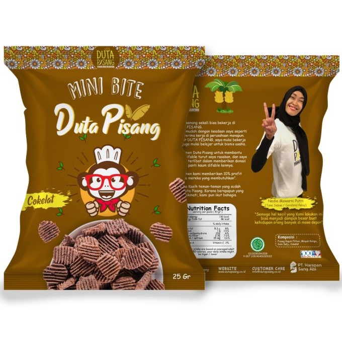 

Duta Pisang - Keripik Pisang Rasa Coklat - 25gr