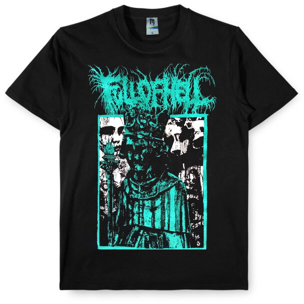 kaos band/t-shirt full of hell/full of hell merch/merchcons Ukuran (S-3XL)