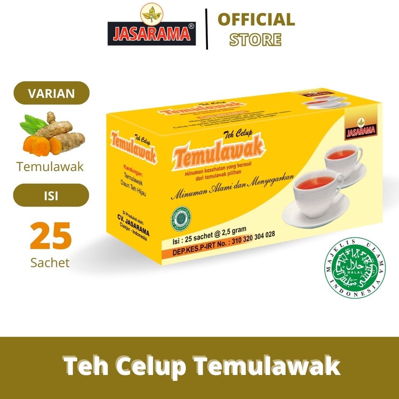 

TEH CELUP TEMULAWAK isi 25 sachet