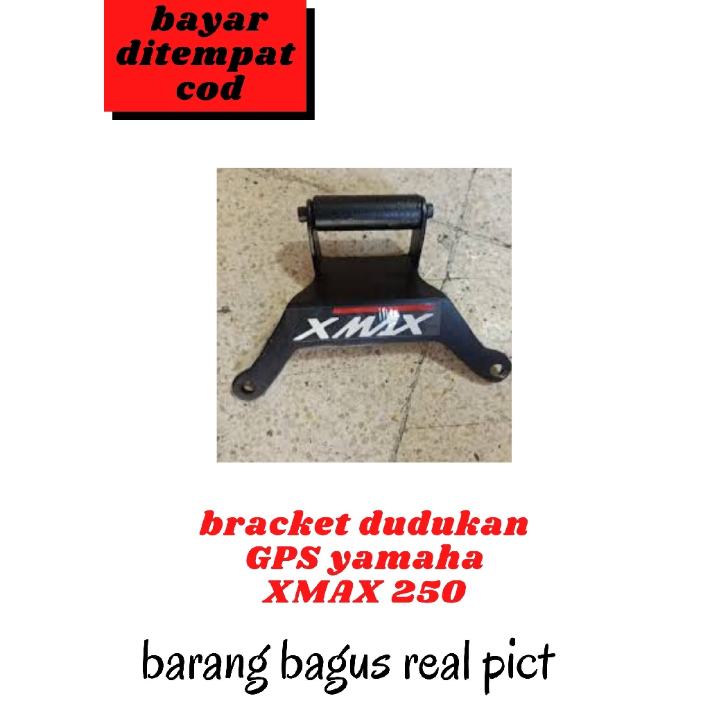 pengunci gps xmax holder gps xmax dudukan gps xmax besi breket hp xmax