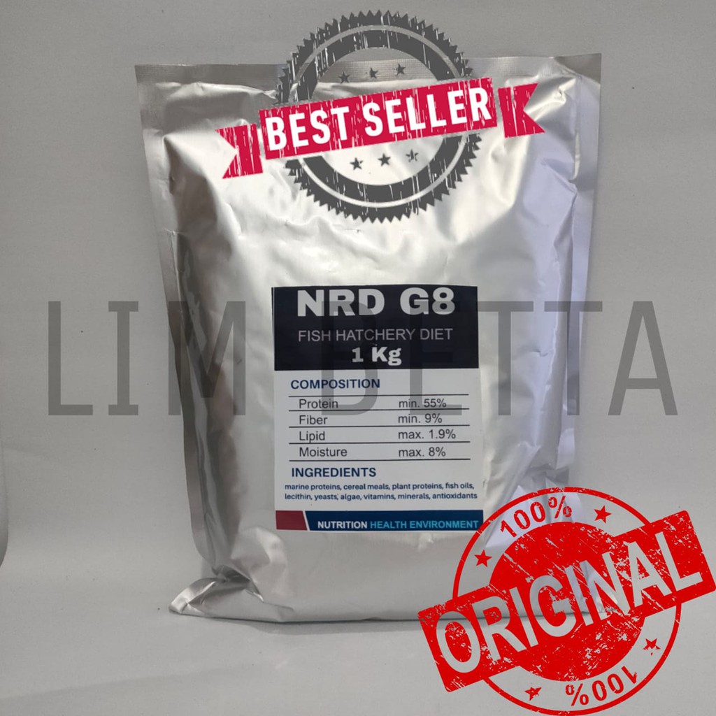 PELET NRD G8 KEMASAN 1 KG / NRD G8