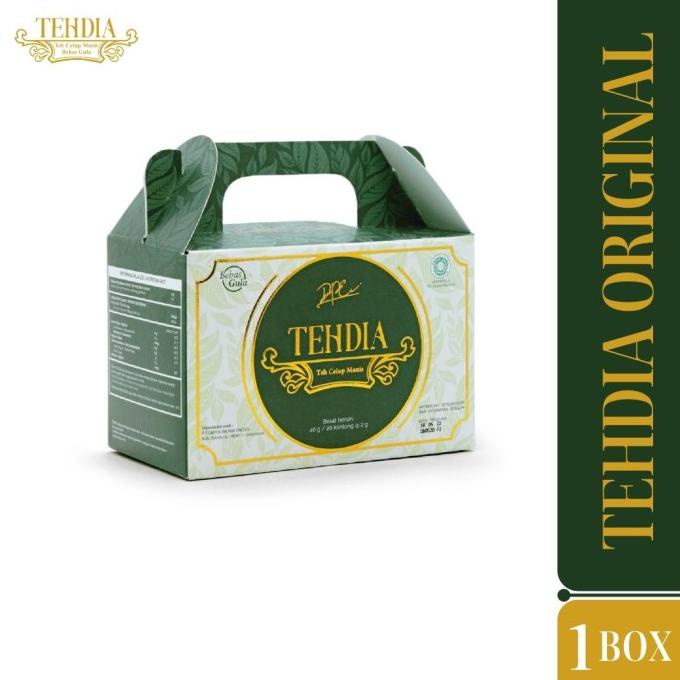 

[COD] TEHDIA Teh Celup Manis Bebas Gula 20s 1 Box [COD]