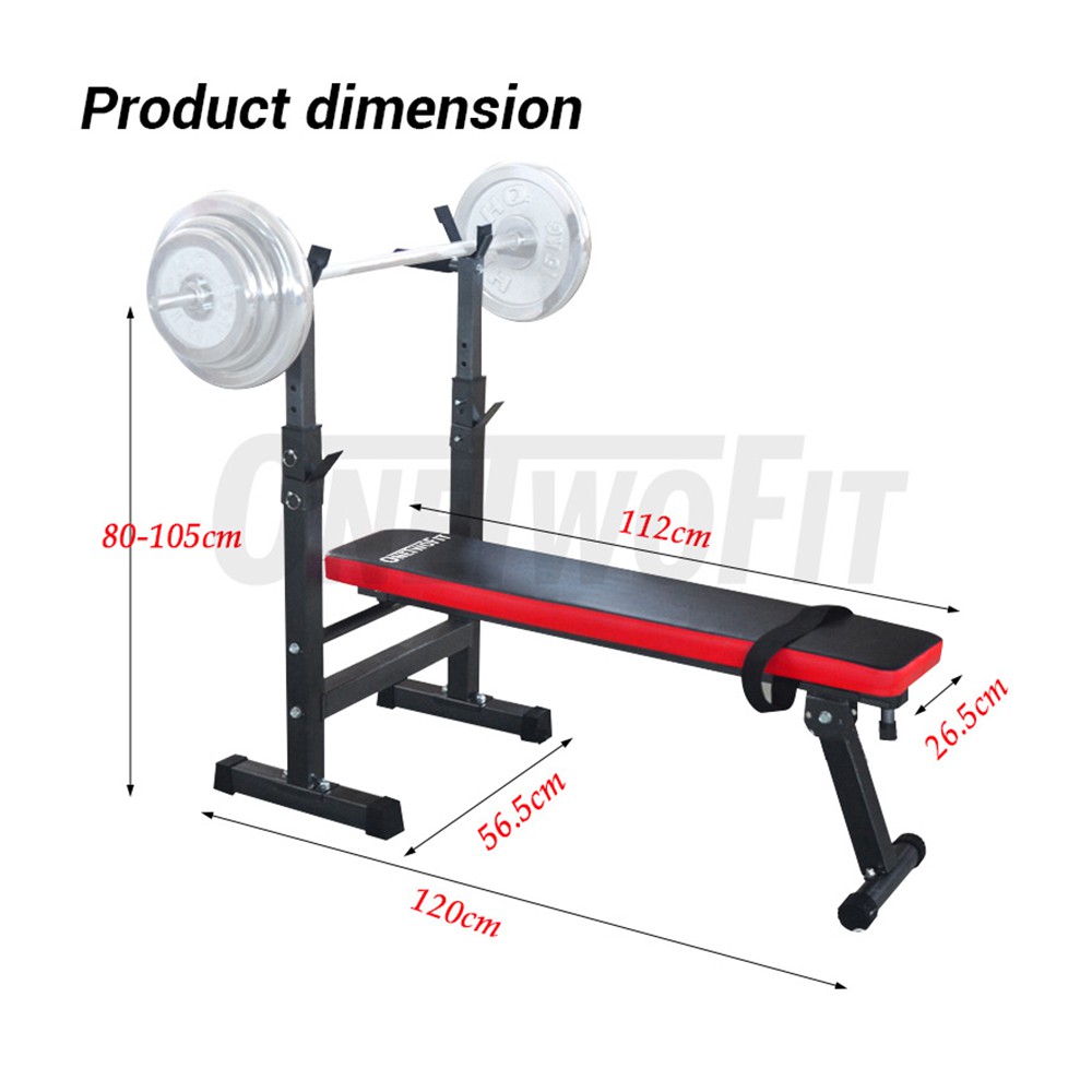 Onetwofit Bench Press Kecil Multi Fungsi Berat Bangku Alat Olahraga Rumahan Fitness Gym Sit Up Board Shopee Indonesia