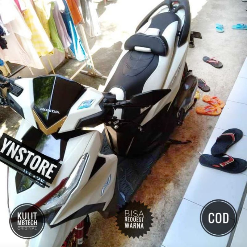 Kulit Jok Motor Vario Model Eropa / Cover Jok Vario Modifikasi