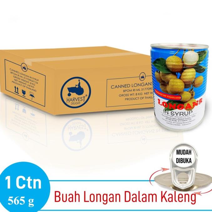 

Longan In Syrup Kaleng Harvest Delight 565gr / 1 Karton Isi 12pcs ---Termurah---