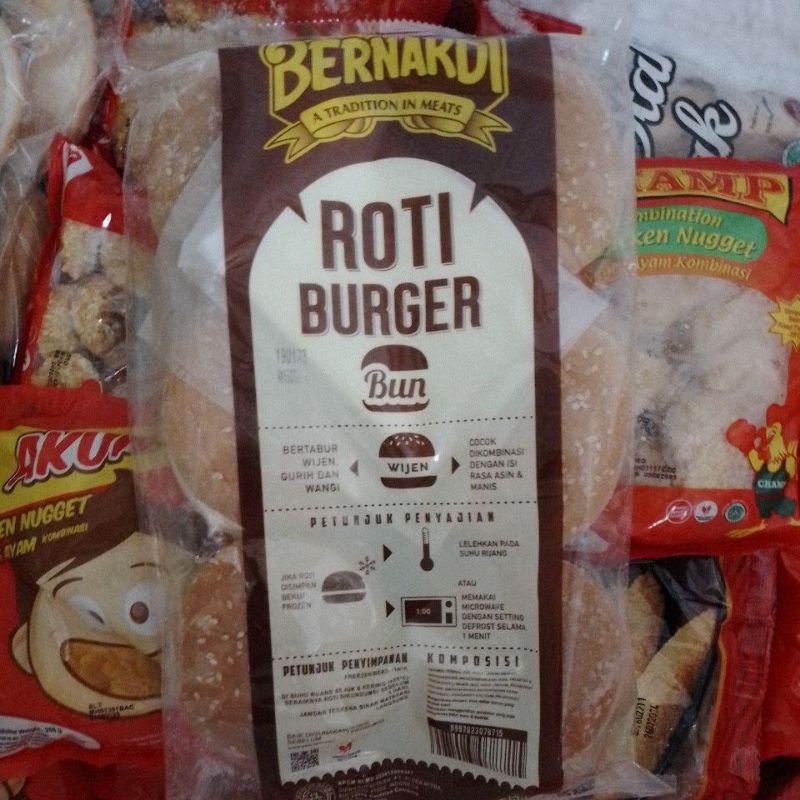 

Bernardi Roti Burger wijen isi 6 pcs