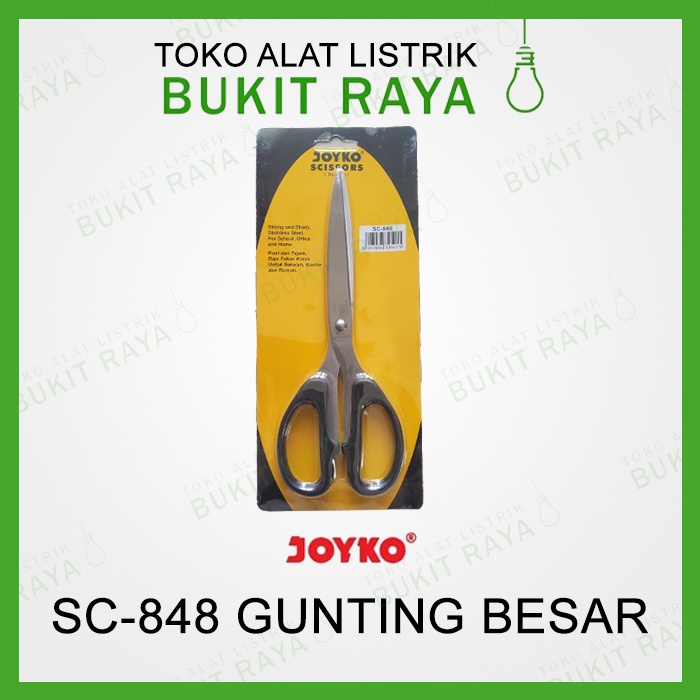 

Joyko SC848 Gunting Besar Hitam Stainless