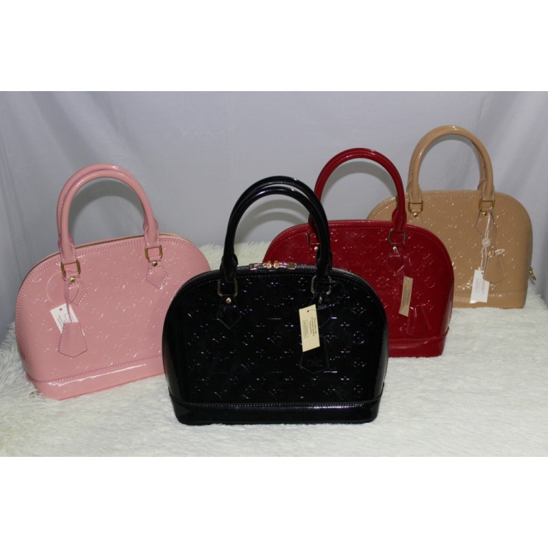 Tas Impor LV Medium Alma Vernis