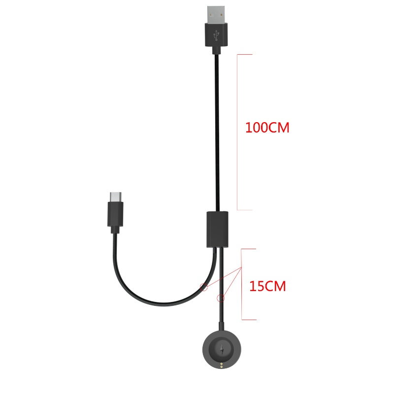 Btsg Cradle Bracket Charger 2in1 Kabel Cas Power Adapter Untuk Fossilgen6 5 4