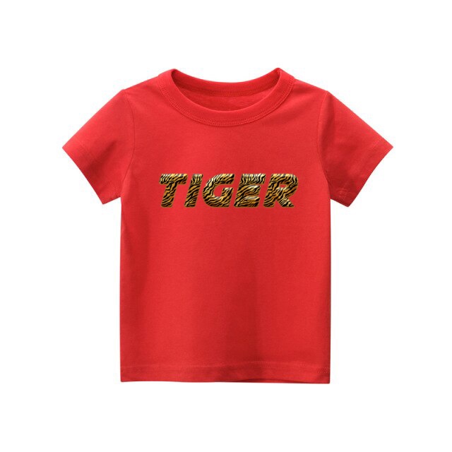 Kaos anak Strep Tiger kaos anak usia 1-8 tahun