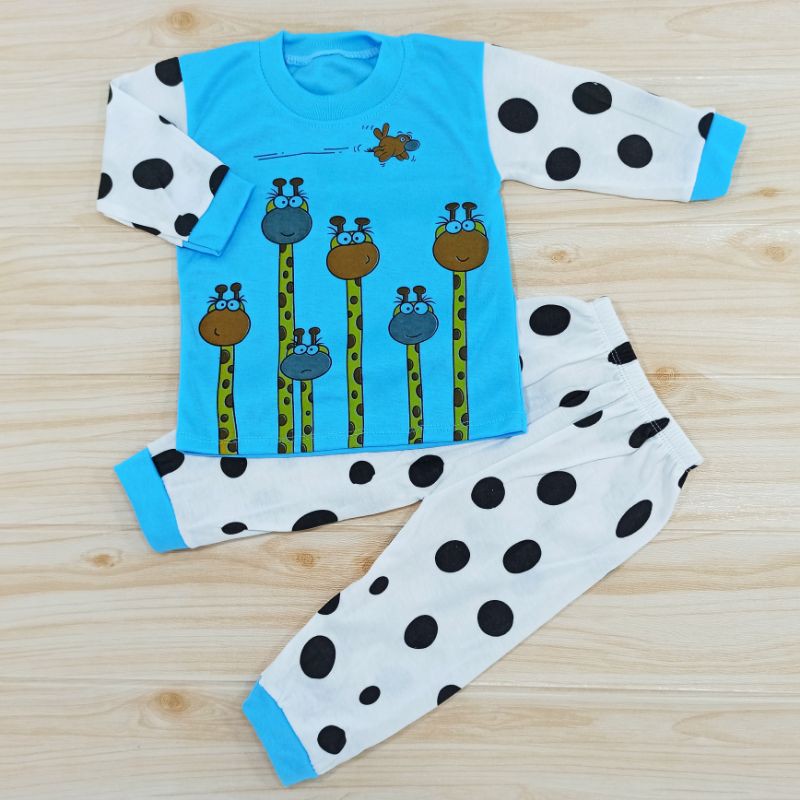 [Ss-8018] Pakaian Bayi size 0-9bulan, Baju Tidur Bayi, Baju Bayi Lengan Panjang, Setelan Piyama Anak