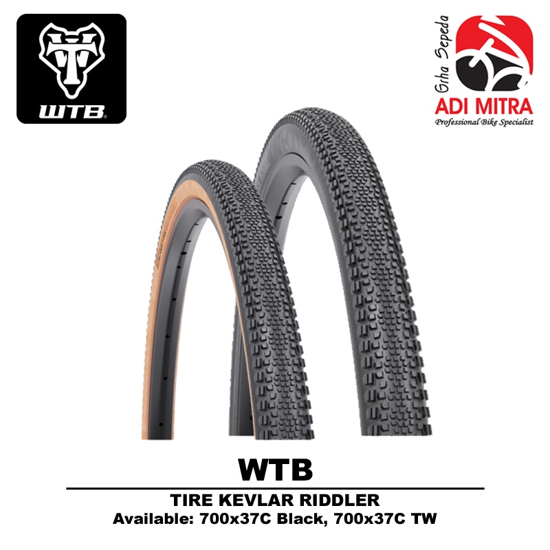 Tire Kevlar WTB Riddler Ban Luar Sepeda 700Cx37