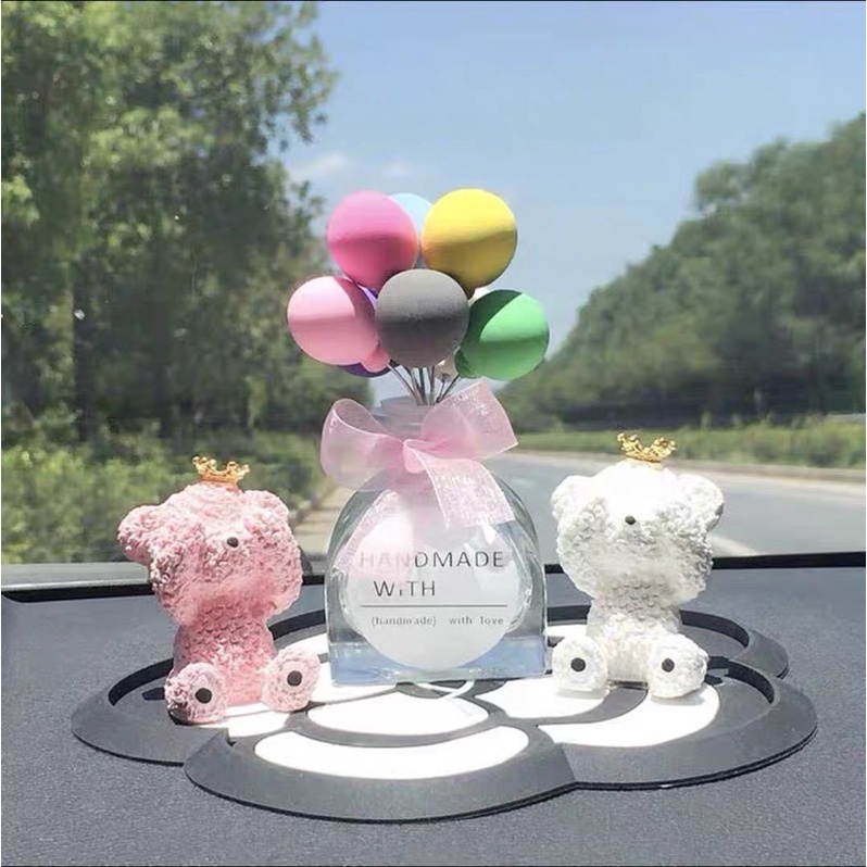 tempat parfume balon bulu mobil boneka bear beuang CLEOPATRA SCENT PARFUM MOBIL PENGHARUM RUANGAN MOBIL Boneka Lucu