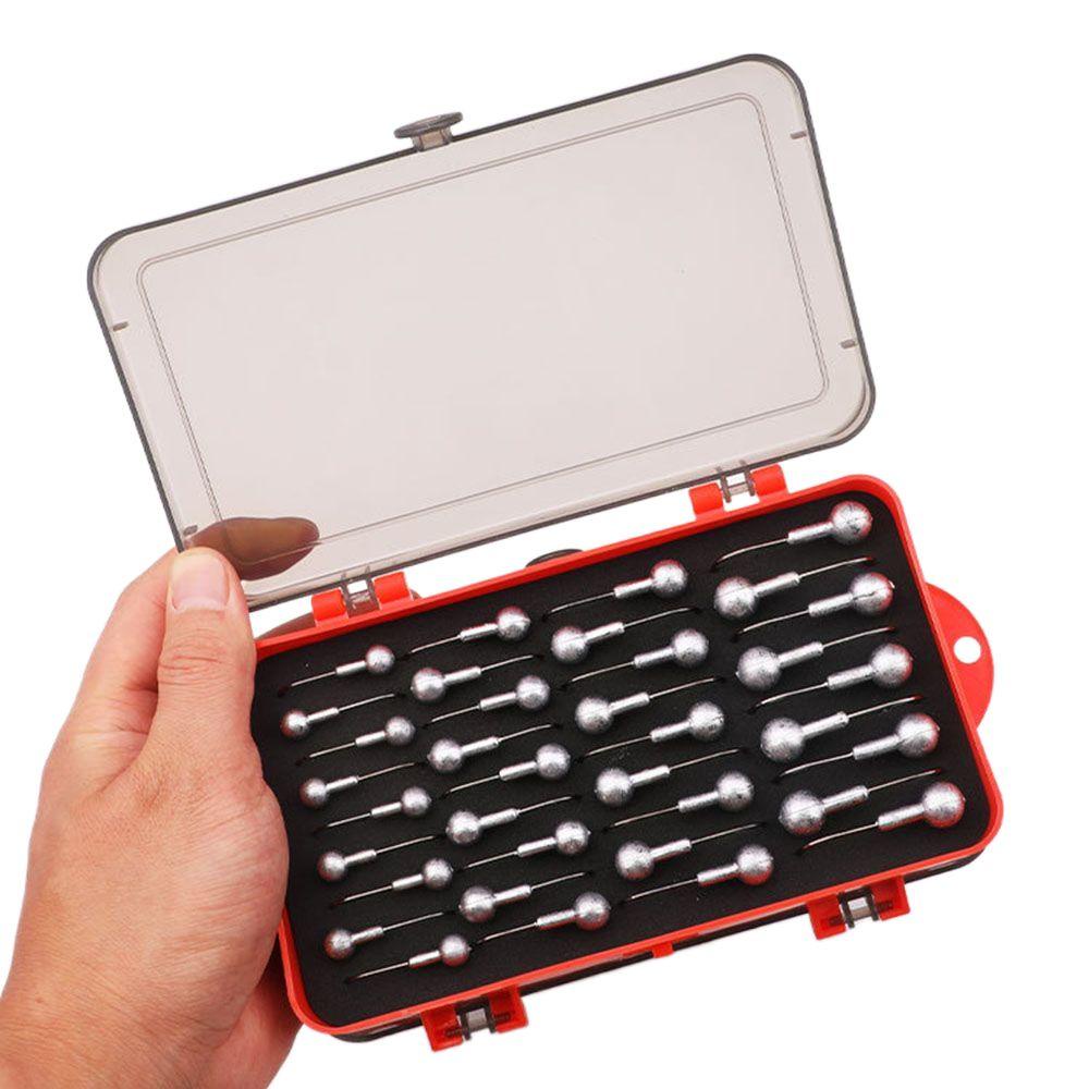 Agustinina Kotak Pancing Umpan Pancing Wadah Dua Sisi Fishing Tackle Box Aksesoris Pancing Lure Storage Box Bait Case