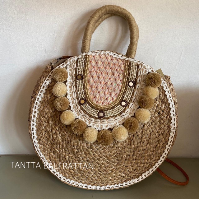 Top handle bag/ tas wanita / tas anyam bali/ tas rotan bali/ handmade bali/ top handle bag bali