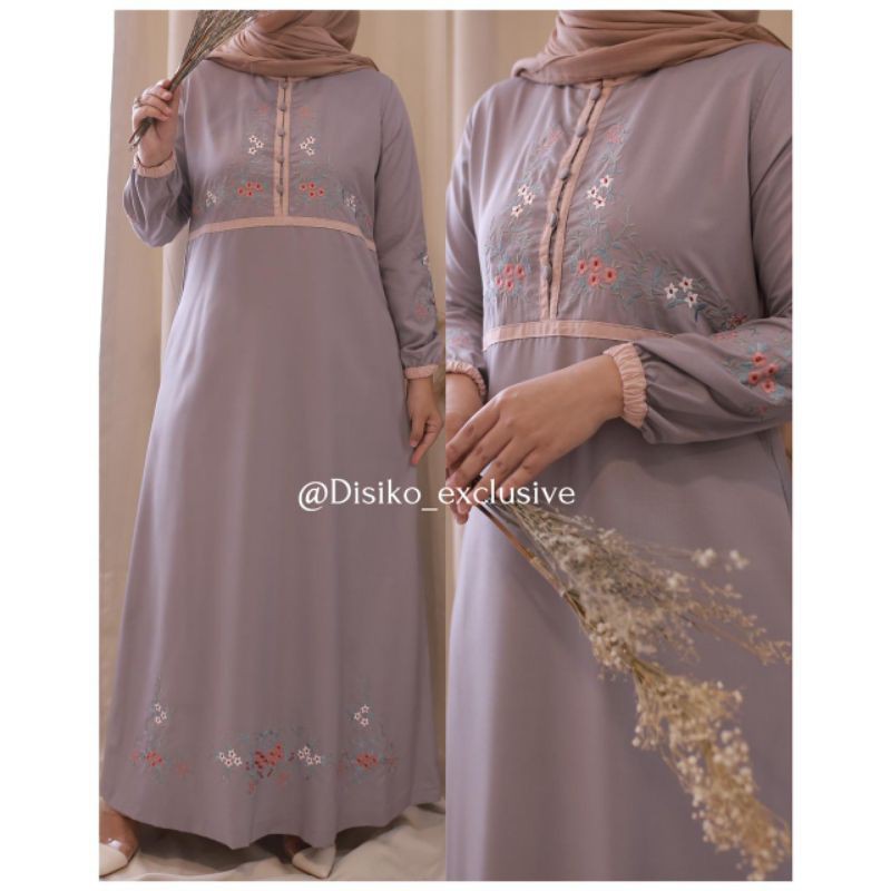 Gamis Bordir Disiko Exclusive
