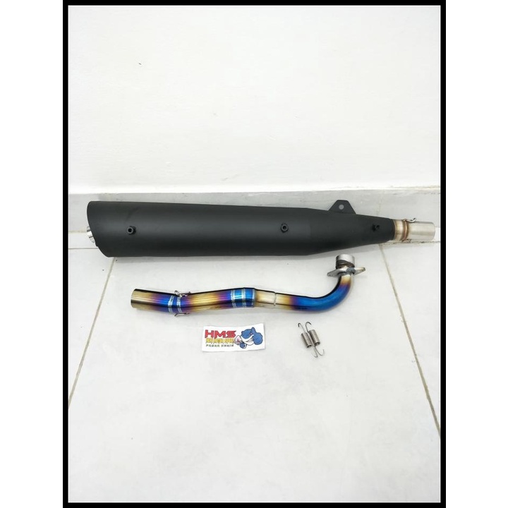 Knalpot Tsukigi Supra 125 -Kharisma -Supra X -Supra Fit Leher Pelangi
