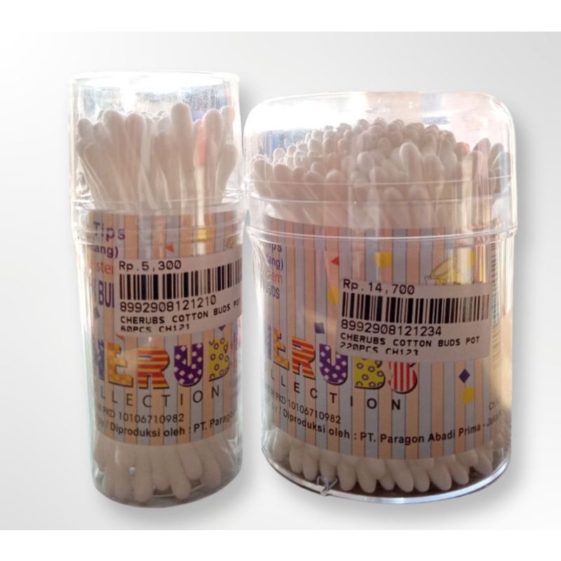 CHERUBS COTTON BUDS POT