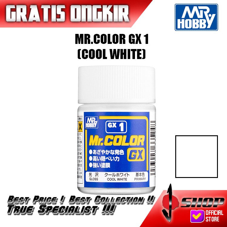 

MR HOBBY COLOR GX001 GX COOL WHITE