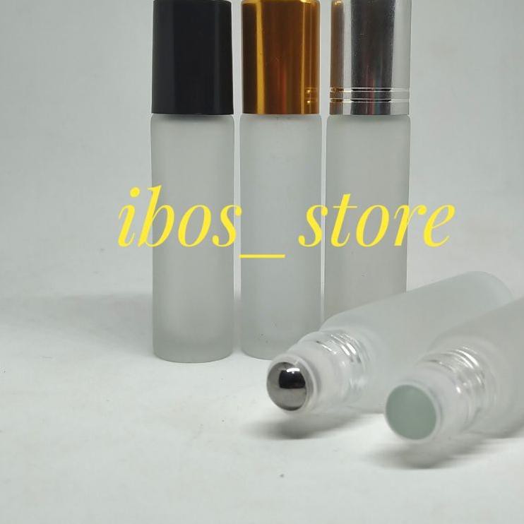 PROMO Botol Kaca Roll On 10ml Frosted