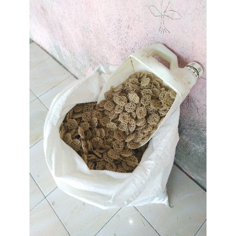 

kerupuk mentah/babanggi/uyel/krecek