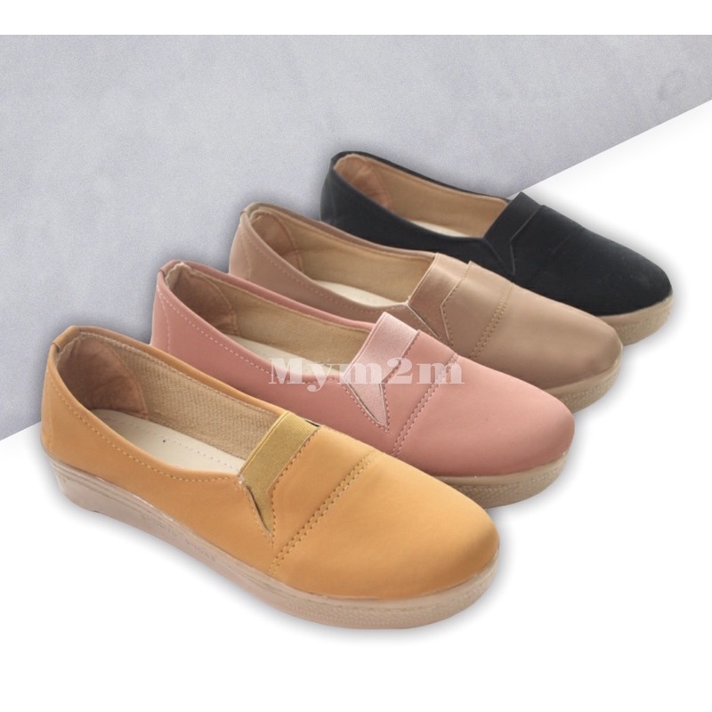 Mym2m Nasila Sepatu Wanita Slip on Kasual Terlaris